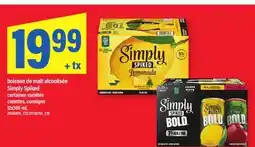Maxi BOISSON DE MALT ALCOOLISÉE SIMPLY SPIKED offer