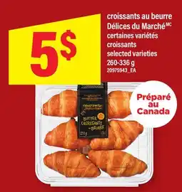 Maxi CROISSANTS AU BEURRE DÉLICES DU MARCHÉ | CROISSANTS offer