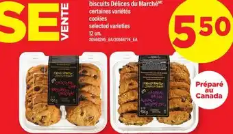 Maxi BISCUITS DÉLICES DU MARCHÉ | COOKIES, 12 UN offer