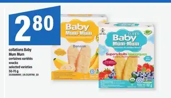 Maxi COLLATIONS BABY MUM MUM | SNACKS offer