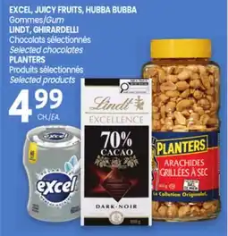 Uniprix EXCEL, JUICY FRUITS, HUBBA BUBBA Gommes offer