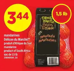 Maxi MANDARINES DÉLICES DU MARCHÉ | MANDARINS, sac de 1,5 lb offer