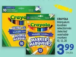 Uniprix CRAYOLA Marqueurs lavables sélectionnés offer