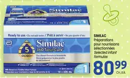 Uniprix SIMILAC Préparations pour nourrissons sélectionnées offer