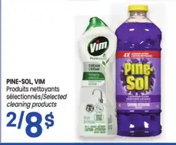 Uniprix PINE-SOL, VIM Produits nettoyants sélectionnés offer