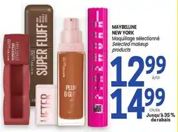 Uniprix MAYBELLINE Maquillage sélectionné/Selected makeup products offer