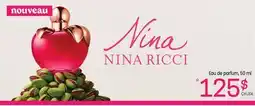 Uniprix NINA RICCI Eau de parfum offer