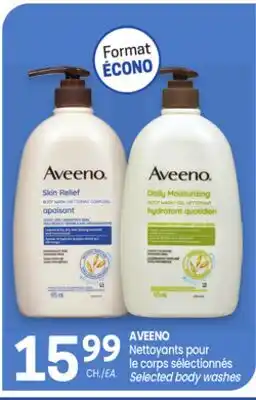 Uniprix AVEENO Nettoyants pour le corps sélectionnés/Selected body washes offer