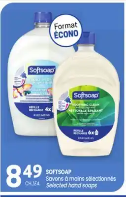 Uniprix SOFTSOAP Savons à mains sélectionnés/Selected hand soaps offer