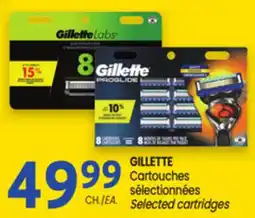 Uniprix GILLETTE Cartouches sélectionnées/Selected cartridges offer