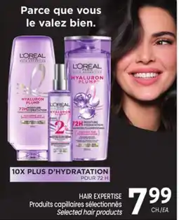 Uniprix HAIR EXPERTISE Produits capillaires sélectionnés/Selected hair products offer