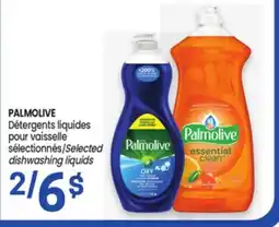 Uniprix PALMOLIVE Détergents liquides pour vaisselle sélectionnés/Selected dishwashing liquids offer