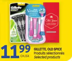 Uniprix GILLETTE, OLD SPICE Produits sélectionnés/Selected products offer