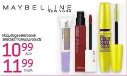 Uniprix Maybelline Maquillage selección/Selected makeup products offer