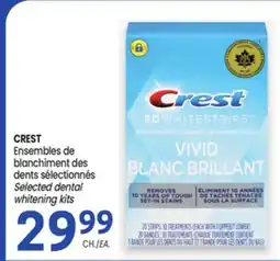 Uniprix CREST Ensembles de blanchiment des dents sélectionnés/Selected dental whitening kits offer