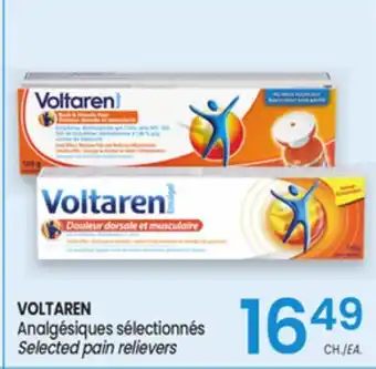 Uniprix VOLTAREN Analgésiques sélectionnés/Selected pain relievers offer