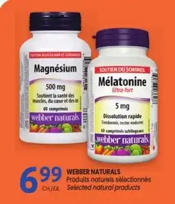 Uniprix WEBBER NATURALS Produits naturels sélectionnés/Selected natural products offer