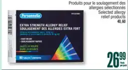 Jean Coutu Selected allergy relief products offer