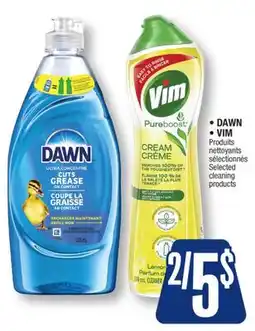 Jean Coutu DAWN, VIM Selected cleaning products offer