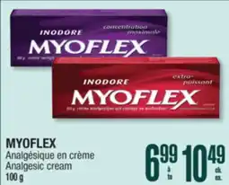 Jean Coutu MYOFLEX Analgesic cream offer