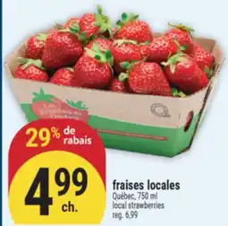Marché Adonis FRAISES LOCALES | LOCAL STRAWBERRIES offer