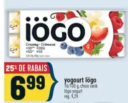 Marché Adonis YOGOURT IÖGO | IÖGO YOGURT offer