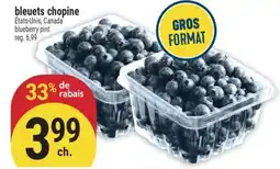 Marché Adonis BLEUETS CHOPINE | BLUEBERRY PINT offer
