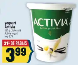 Marché Adonis YOGOURT ACTIVIA | ACTIVIA YOGURT offer