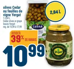 Marché Adonis OLIVES CEDAR OU FEUILLES DE VIGNE YERGAT | CEDAR OLIVES OR YERGAT GRAPE LEAVES offer