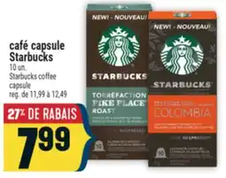 Marché Adonis CAFÉ CAPSULE STARBUCKS | STARBUCKS COFFEE CAPSULE offer