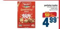 Marché Adonis GAUFRETTES LOACKER | LOACKER WAFERS offer