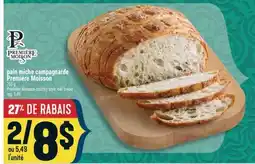 Marché Adonis PAIN MICHE CAMPAGNARDE PREMIÈRE MOISSON | PREMIÈRE MOISSON COUNTRY STYLE LOAF BREAD offer