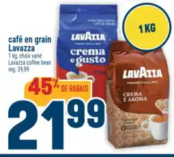 Marché Adonis CAFÉ EN GRAIN LAVAZZA | LAVAZZA COFFEE BEAN offer