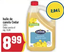 Marché Adonis HUILE DE CANOLA CEDAR | CEDAR CANOLA OIL offer