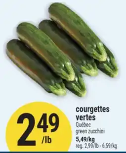Marché Adonis COURGETTES VERTES | GREEN ZUCCHINI offer