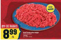 Marché Adonis BOEUF HACHÉ EXTRA-MAIGRE | EXTRA LEAN GROUND BEEF offer