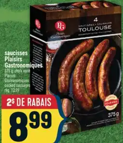 Marché Adonis SAUCISSES PLAISIRS GASTRONOMIQUES | PLAISIRS GASTRONOMIQUES COOKED SAUSAGES offer