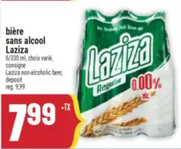 Marché Adonis BIÈRE SANS ALCOOL LAZIZA | LAZIZA NON-ALCOHOLIC BEER offer