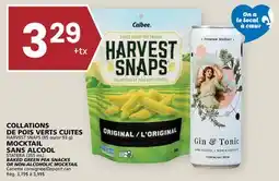 Rachelle-Bery Grocery HARVEST SNAPS (80 ou 93 g), STATERA (355 mL) BAKED GREEN PEA SNACKS OR NON-ALCOHOLIC MOCKTAIL offer