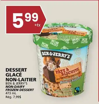 Rachelle-Bery Grocery BEN & JERRY'S NON-DAIRY FROZEN DESSERT offer