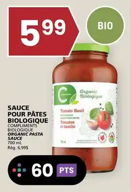 Rachelle-Bery Grocery COMPLIMENTS ORGANIC PASTA SAUCE offer