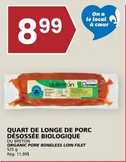 Rachelle-Bery Grocery DU BRETON ORGANIC PORK BONELESS LOIN FILET offer