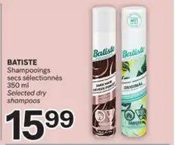Brunet BATISTE Shampooings secs sélectionnés offer