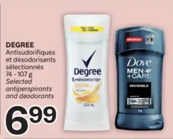 Brunet DEGREE Antisudorifiques et désodorisants sélectionnés offer