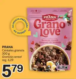 Brunet PRANA Céréales granola offer