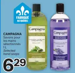 Brunet CAMPAGNA Savons pour les mains sélectionnés offer