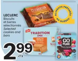 Brunet LECLERC Biscuits et barres sélectionnés offer