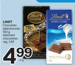 Brunet LINDT Chocolats sélectionnés offer