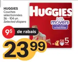 Brunet HUGGIES Couches sélectionnées offer