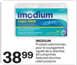 Brunet IMODIUM Produits sélectionnés pour le soulagement rapide de la diarrhée 60 comprimés offer